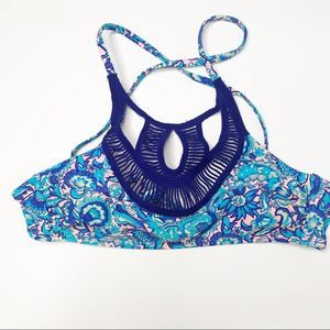 ⭐️Xhilaration halter floral bikini top
